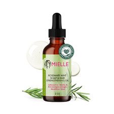 Organics Rosemary  Mint Hair Oil - Strengthening Biotin Oil Infused Frizzy  Da