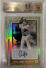 2017 Panini Donruss - Signature Series Aaron Judge #SS-AJ Gold /49 (AU, RC)