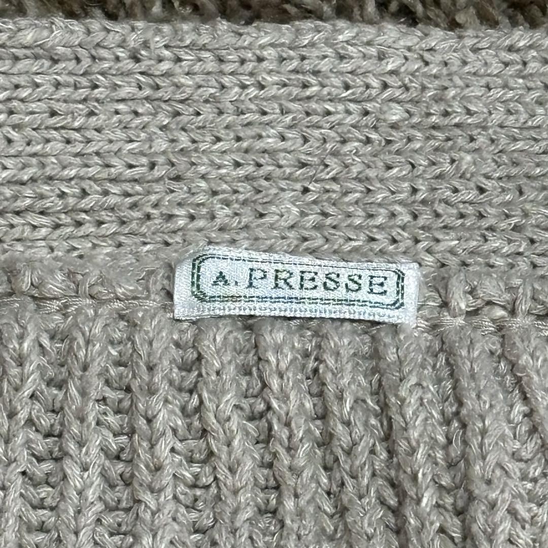 A.PRESSE Silk Linen Cardigan Size 2 Ecru Used | eBay