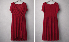 EverPretty Red Lace Dress Size 16