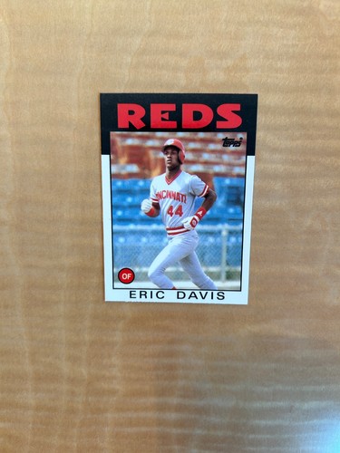Eric Davis #28 1986 Topps Tiffany card