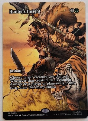 Hunter's Insight MAR #35 Mythic Borderless Regular NM+