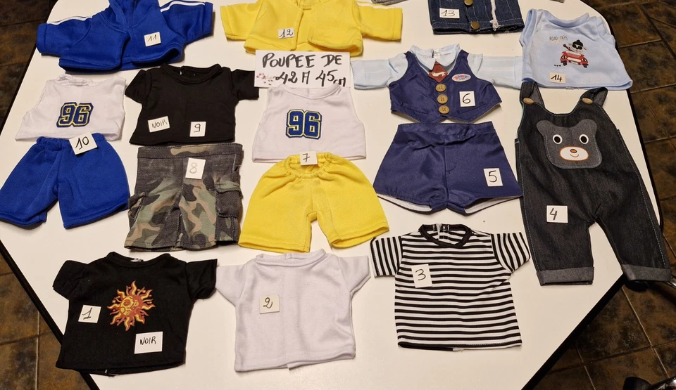 VÊTEMENTS NEUFS POUPEE  DE 42/45  CM ENVIRON  ANNONCE  N° 6 AU CHOIX - Photo 2/4