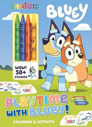 Bluey: Colortivity: Playtime w - Paperback - VERY GOOD