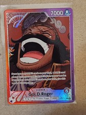 Namco One Piece CCG Gol.D.Roger Leader Alternate Art Foil OP13-003 7000 Power