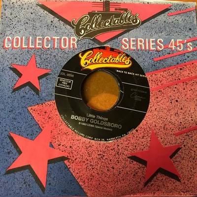 Bobby Goldsboro Little Things / Its Too Late Vinyl Single 7inch Collectables