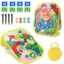 Bean Bag Toss Game Toy Indoor and Outdoor Toys for Kids Toddlers Dinosaur Toy...