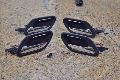 BMW E38 E39 OEM Interior Illuminated Door Handles Set 740i 750iL 540i M5