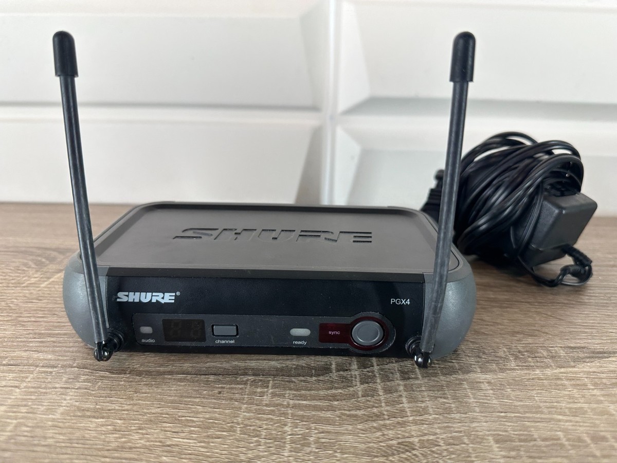 SHURE PGX4 ワイヤレスシステム　ヘッドセット Shure PGX4 Wireless Microphone Receiver - Black for sale