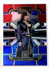 2024 Panini Select WWE - CONCOURSE RED & BLUE #4 BLAIR DAVENPORT Trading Card