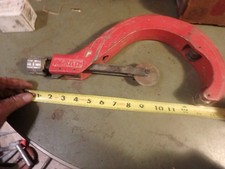 4G- vintage REED pipe/ tubing cutter 4" thru 6 5/8 with extra cutting wheels