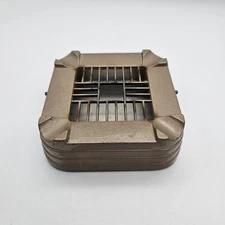Vintage Art Deco Ashtray 2 Piece Cage Top