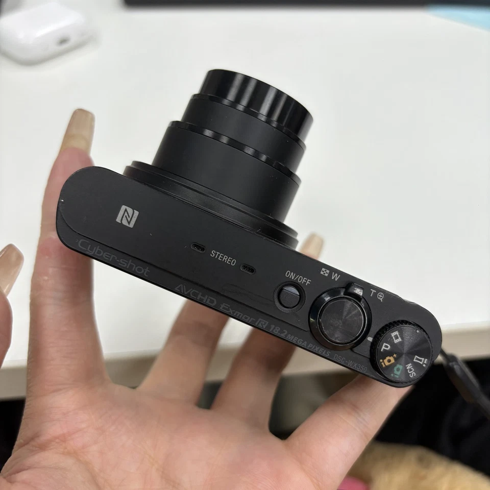 SONY Cyber-shot DSC-WX350 black 18.2 MP 20x Digital Zoom Digital Camera English - Image 4 of 4