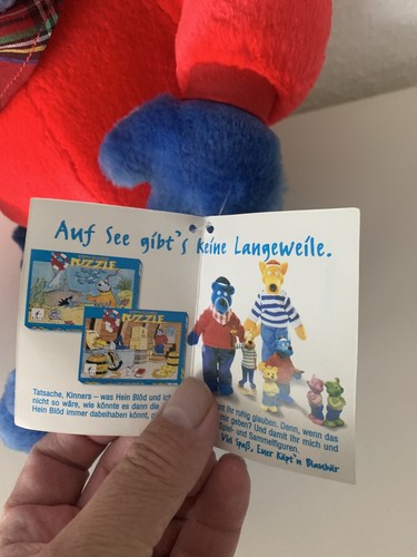 Käpt'n Blaubär | Kuscheltier, Plüschtier von 1997 | von Blatz Spiele, unbespielt - Bild 6 von 9