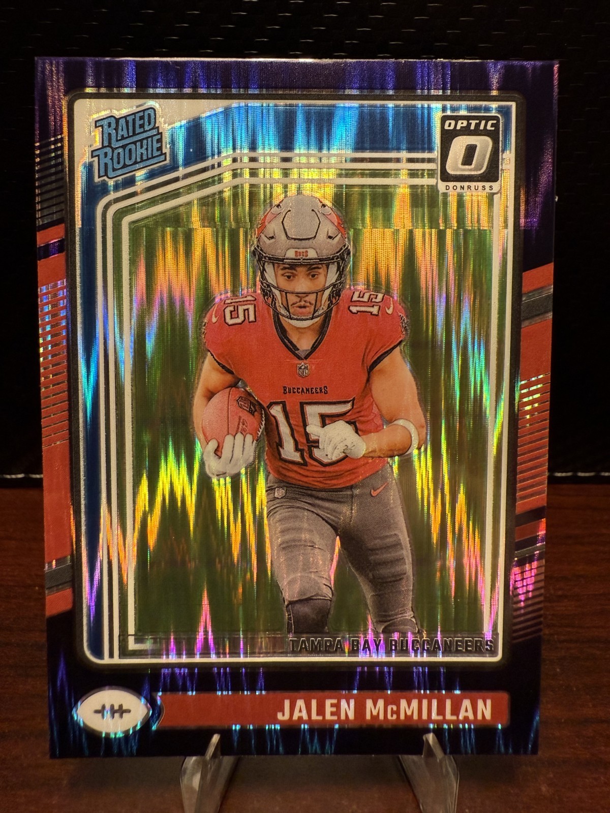 Jalen McMillan Purple Shock Optic Rated Rookie-2024 Panini Donruss Optic Bucs RC