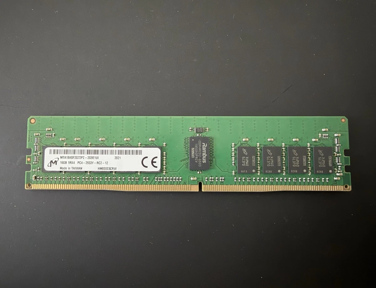 Micron DDR4 SDRAM 16 GB Total Capacity Memory (RAM) for sale | eBay