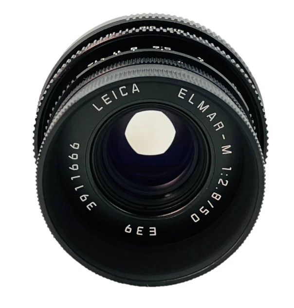 *COMO NUEVO con estuche* Lente negra Leica ELMAR-M 50 mm F/2,8 E39 de Japón Foto 2 de 4