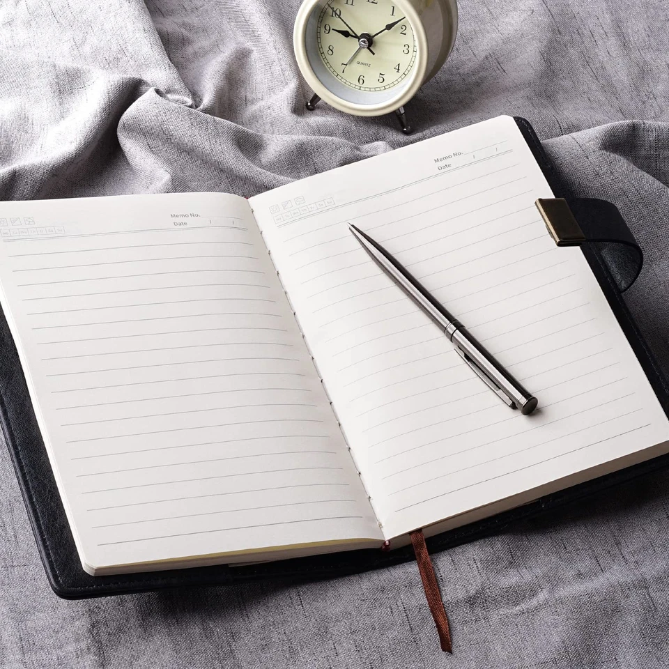 Diary with Lock, A5 PU Leather Journal with Lock 240 Pages, Vintage Locks - Image 3 of 4