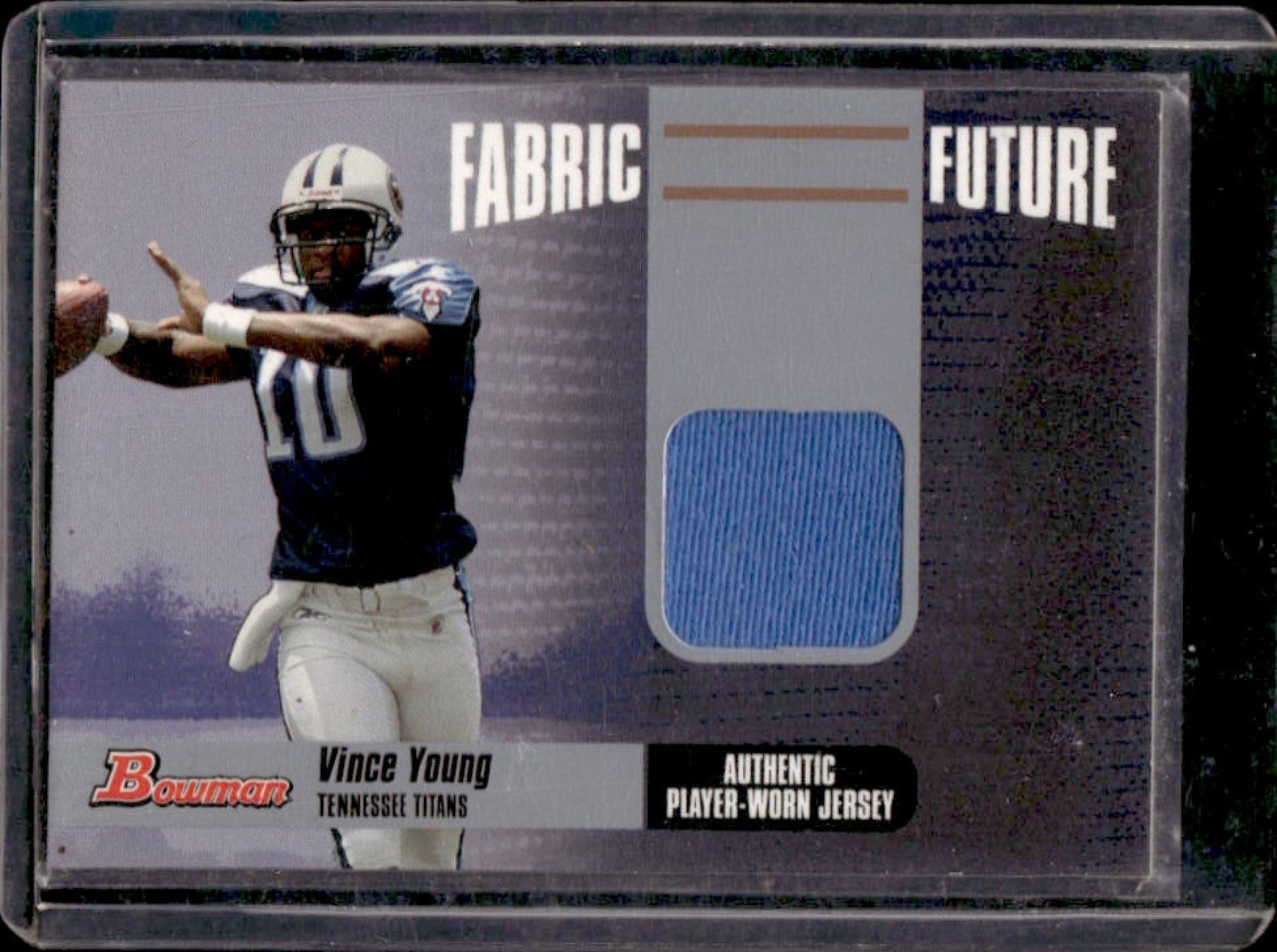 Vince Young Bowman Fabric of the Future #FFVY Base