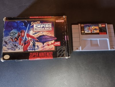 Super Star Wars The Empire Strikes Back Nintendo SNES Complete -Tested & Working