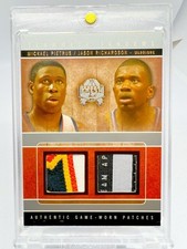 Valuable Name Tag Patch 04 Fleer Jason Richardson Mickael Pietrus NBA Panini