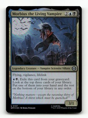 Morbius the Living Vampire 137 Marvel's Spider-Man MTG Foil NM