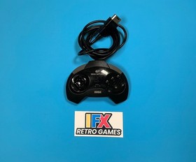 Sega Saturn console with controller, cables, and game TESTED WORKING