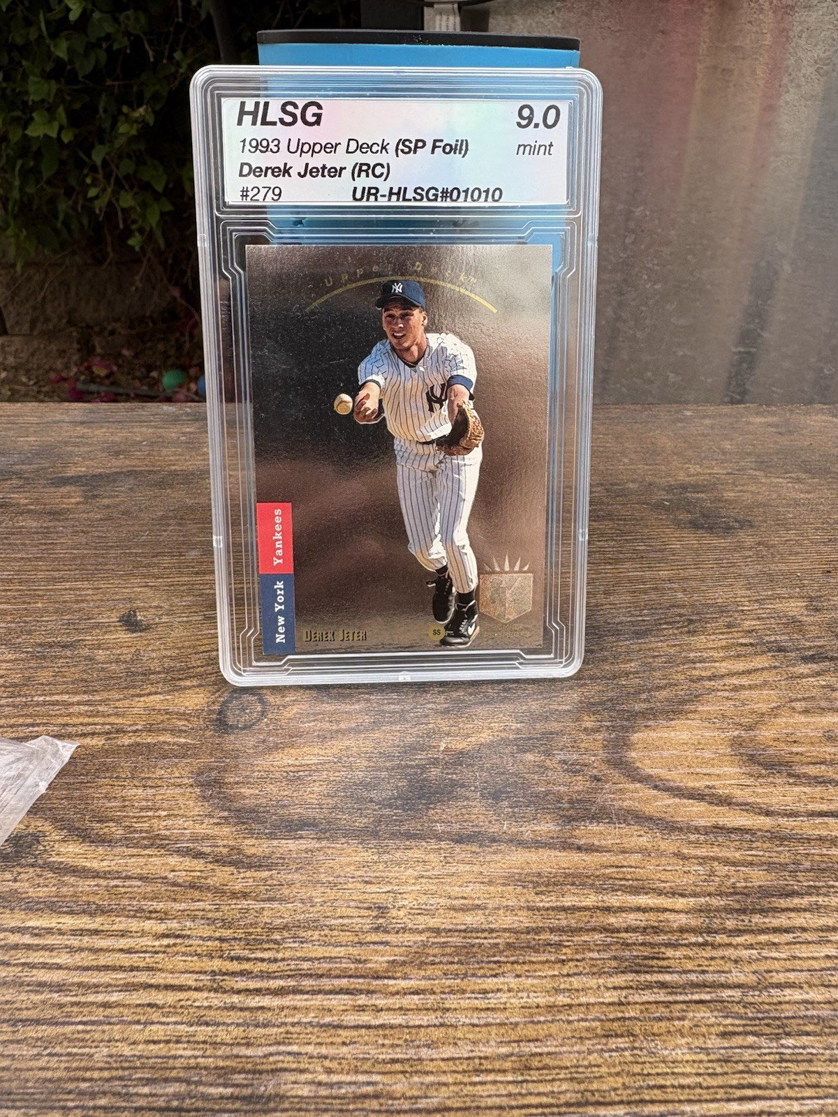 (HLSG) Mint 9!! 1993 Upper Deck SP Foil- Derek Jeter #279 (RC) GRADED view 1