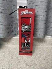 Marvel Spiderman 7 Days of Cozy Crew Socks Men's Shoe Size 6-12 New in Gift Box