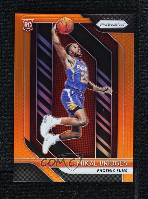 2018-19 Panini Prizm Orange Prizm 42/49 Mikal Bridges #289 0xh3