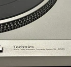 Technics SL-D303 Direct Drive Automatic Turntable 33/45 RPM RCA Silver/Black