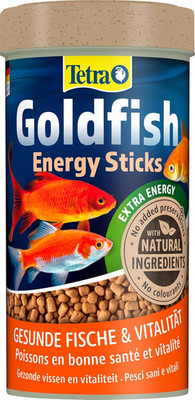 Tetra Goldfish Energy Sticks Fischfutter Goldfische Kaltwasserfische Dose 250ml