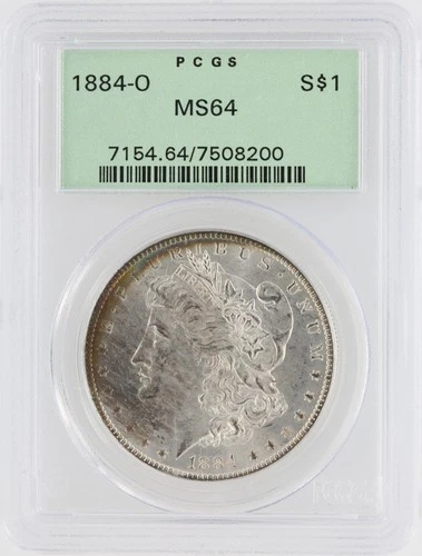 1884-O Morgan Silver Dollar PCGS MS64 S$1 New Orleans Minted No Reserve