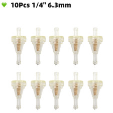 10x Fuel Line Dirt Bike Atv Utv Motorcycle Inline Gas Fuel Filter 14 Inch 6.3mm