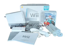 Nintendo Wii Sport Console System Bundle 10 Games Box Controls Manual Video Game