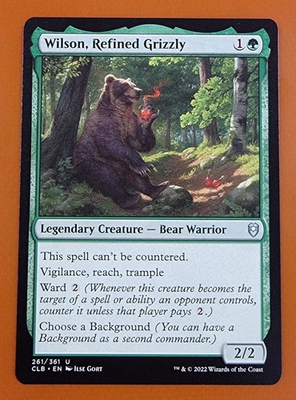 #ad 1x Wilson Refined Grizzly Battle for Baldur#x27;s Gate MTG Magic Cards $2.00