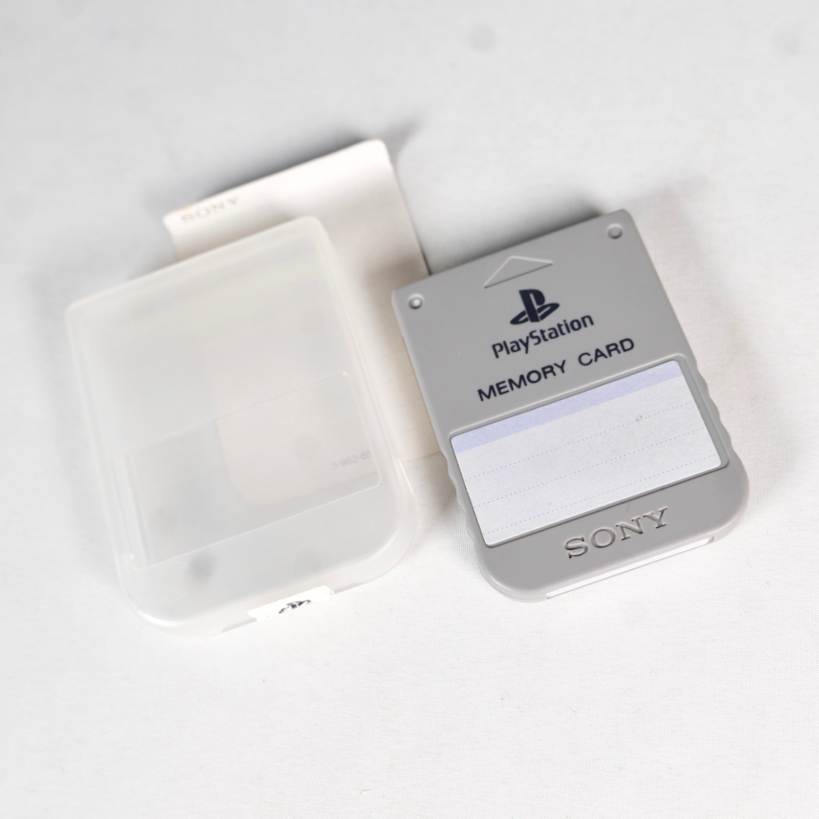 Carte Memoire Memory Card Sony Playstation PS1 Officiel SCPH-1020 Grey 5