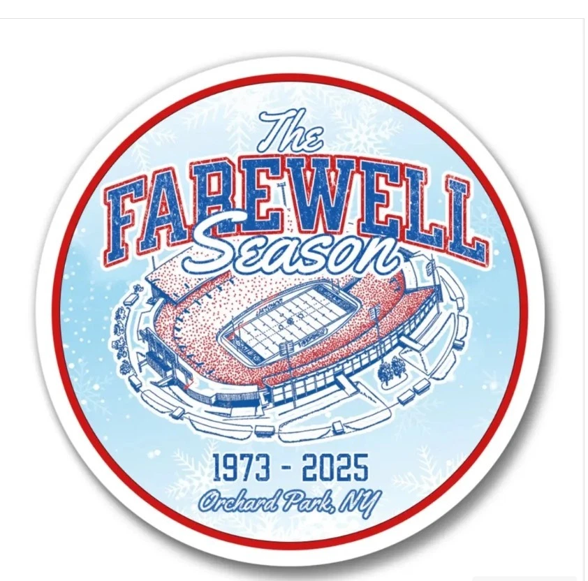 Adorno de despedida del estadio Buffalo Bills 3,5"  Foto 2 de 3
