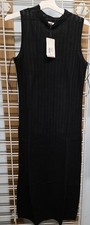 NWT A New Day Womens Size M Black Strapless Fit Flare Midi Dress MSRP 35-50