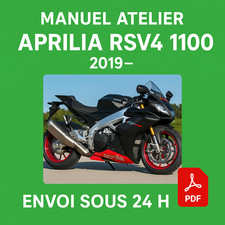 Manuel Atelier Aprilia RSV4 1100 2019 Revue Technique Moto Français RMT CD PDF