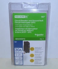 Square D QO 30 Amp 2-Pole GFCI Circuit Breaker QO230GFIC