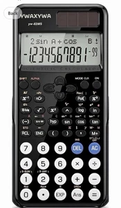 Calculatrice scientifique YWAXYWA | 2-Line Affichage & Couverture rigide sur diapositive