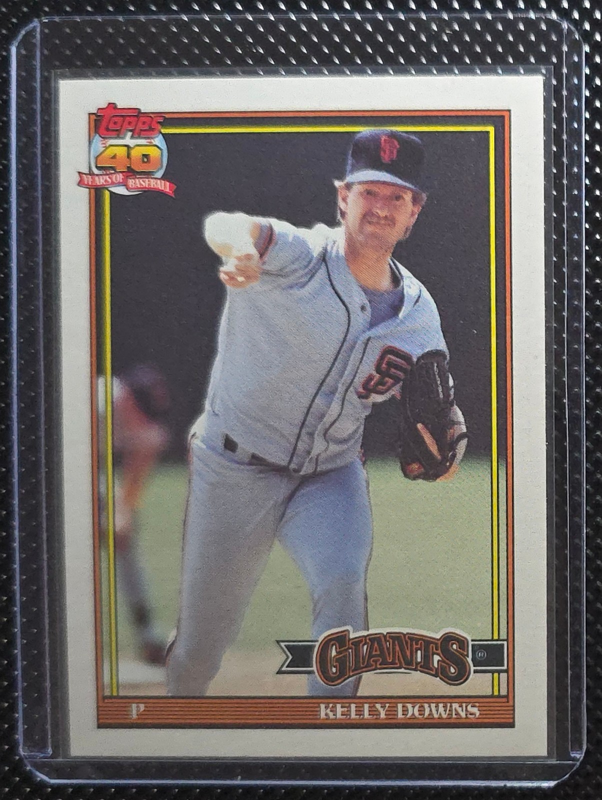 1991 Topps Kelly Downs #733 San Francisco Giants
