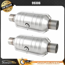 2pcs 2.5 Inlet Outlet Catalytic Converter For Ford F150 4.65.4l V8 99306hm 2pcs 2.5 Inlet Outlet Catalytic Converter For Ford F150 4.65.4l V8 99306hm