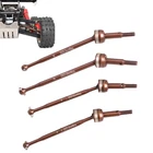Front Rear Steel CVD Drive Shafts For Tamiya 1/10 Hotshot II 2024 4WD RC Parts