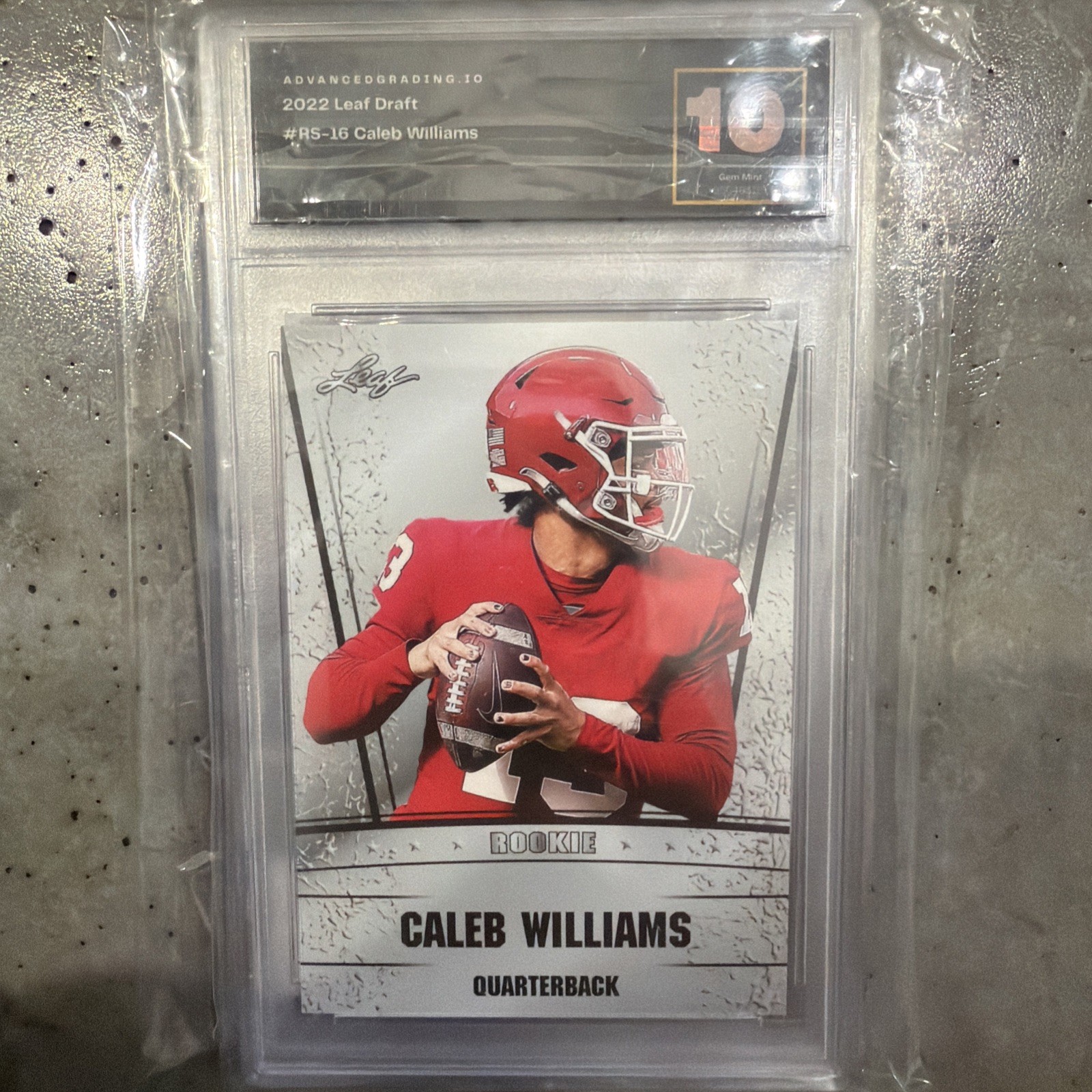 2022 Leaf Special Release Rookie Caleb Williams #RS-16