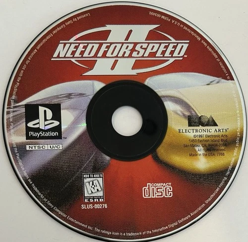 Need for Speed II / 2 (Sony PlayStation 1, PS1) DISC ONLY | NO TRACKING | M693