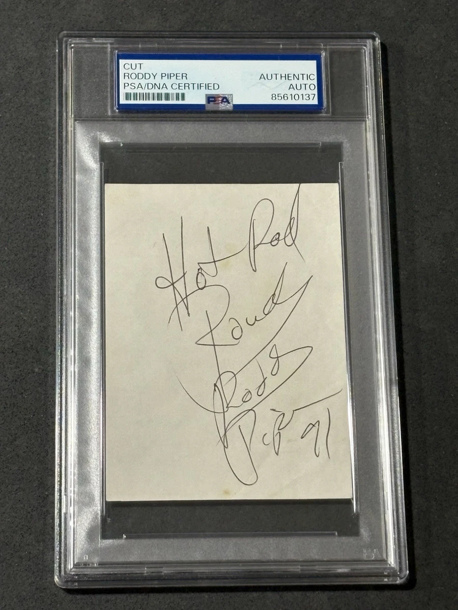 Roddy Piper Wrestling Original Autographed Items for sale | eBay
