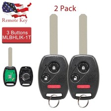 2 For 2009 2010 2011 2012 2013 2014 Honda Fit Keyless Entry Remote Car Key Fob