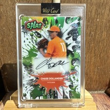 Wild Card Splat Chase Dollander Baseball Autograph #2/3 2024